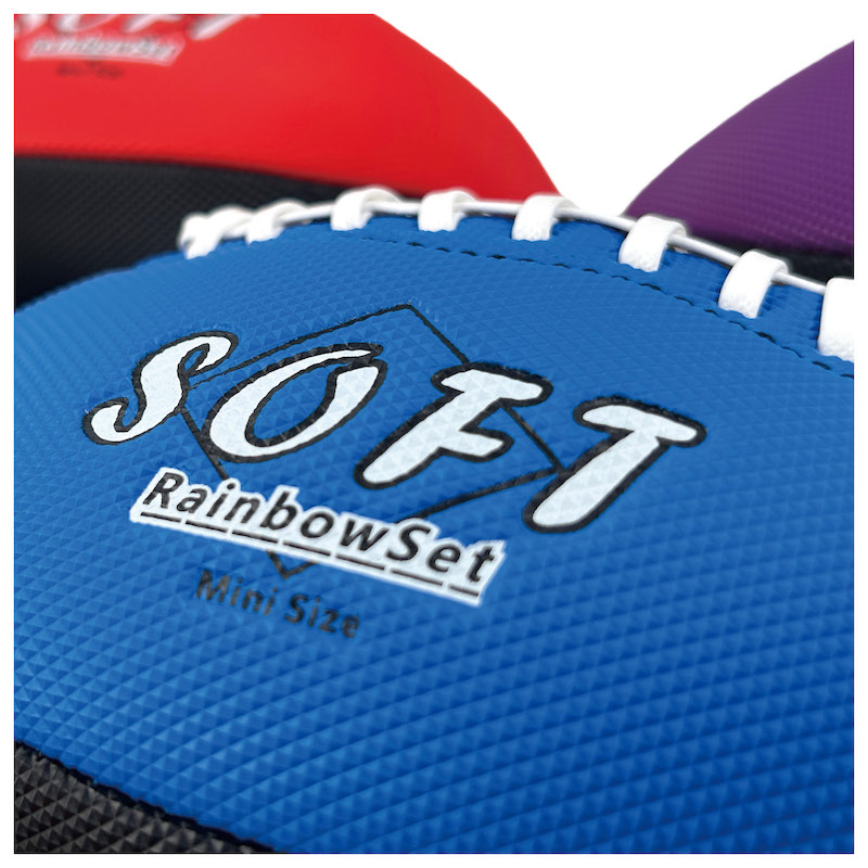 Rainbow SofTex Footballs