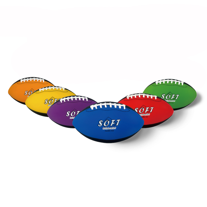 Rainbow SofTex Footballs