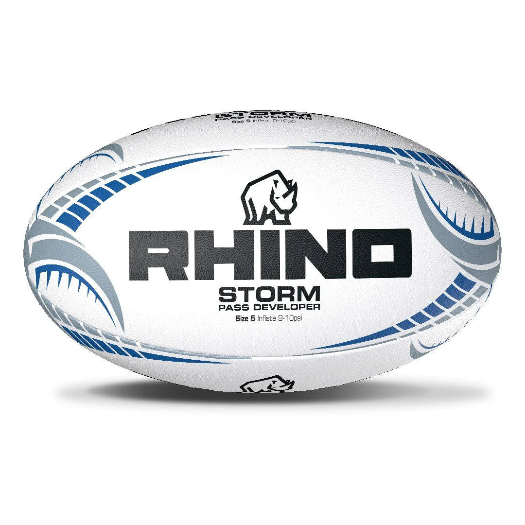Rhino Storm Pass Developer Training Rugby Ball