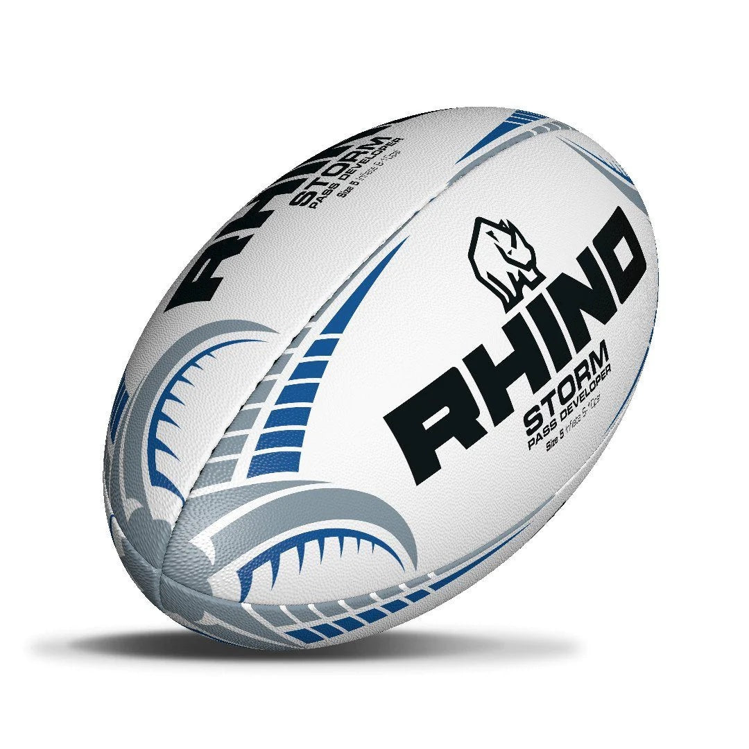 Rhino Storm Pass Developer Training Rugby Ball