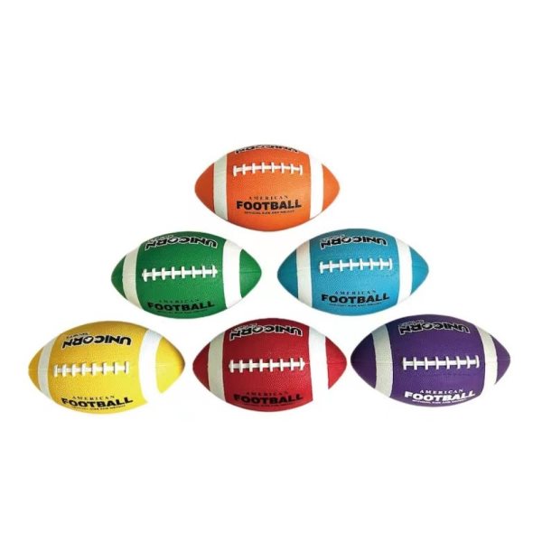Unicorn Sports Rubber Footballs-Set of 6