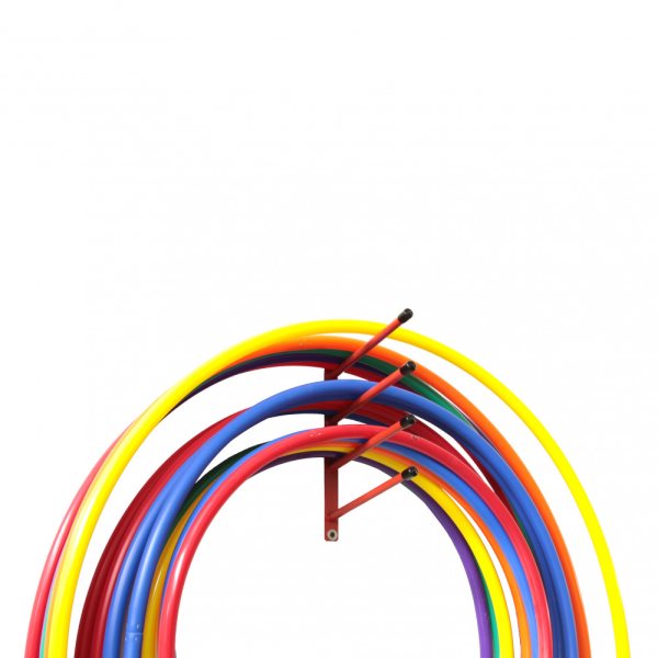 Metal Hoop Storage Rack