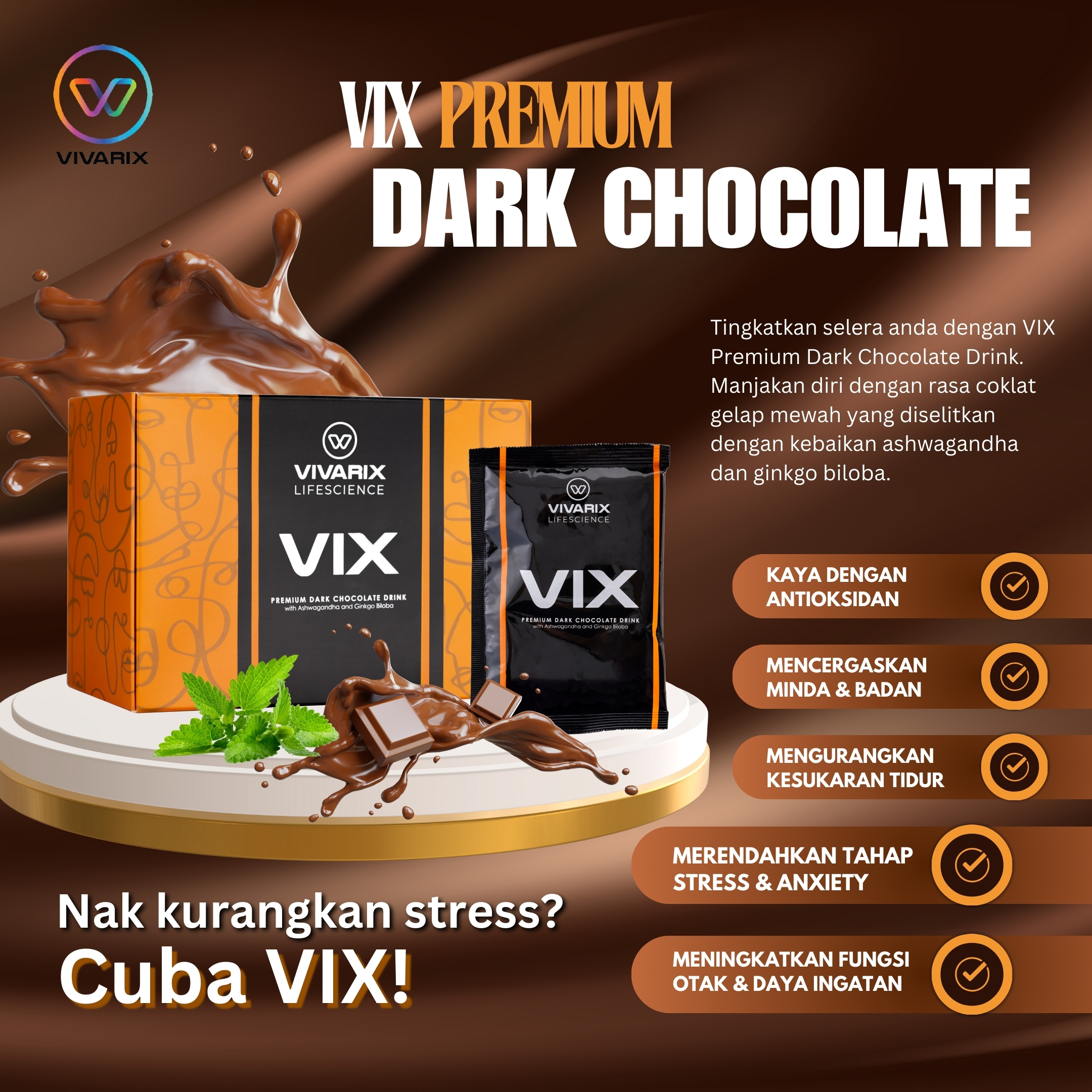 VIX PREMIUM DARK CHOCOLATE