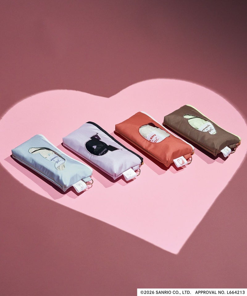 S1｜【SANRIO】UPF50+・100%UV CUT・COOLING Foldable Parasol — Hello Kitty (Dia:90cm) (240g)