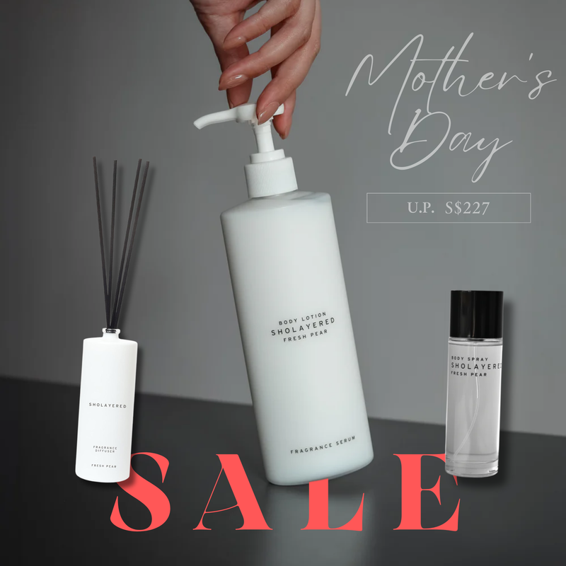MAMA1｜Mother’s Day FRESH PEAR Set: Diffuser100 + BodySpray100 + BodyLotion300 (UP $227)