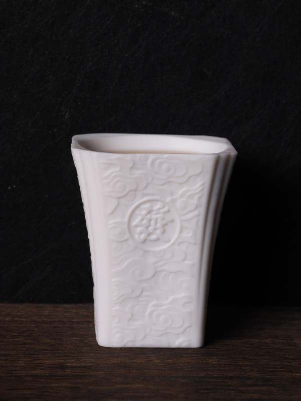 B13|德化羊脂玉瓷| Yuni Clay Square Cup (Master Su Gift Box Edition)