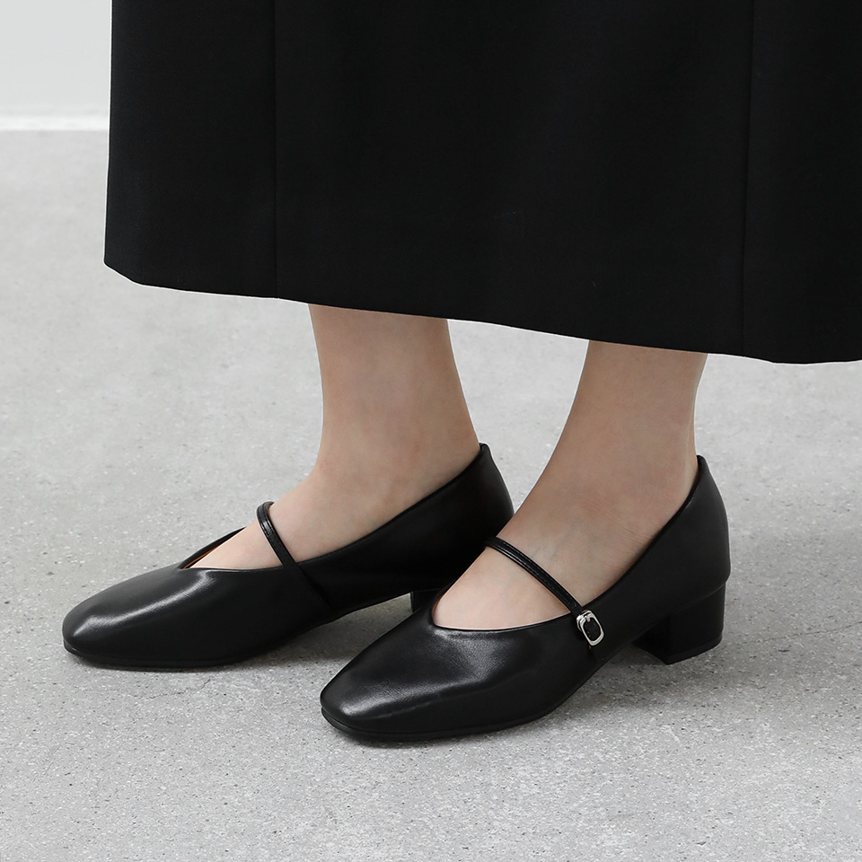 U Series | Maryjane Middle Heels (4cm)