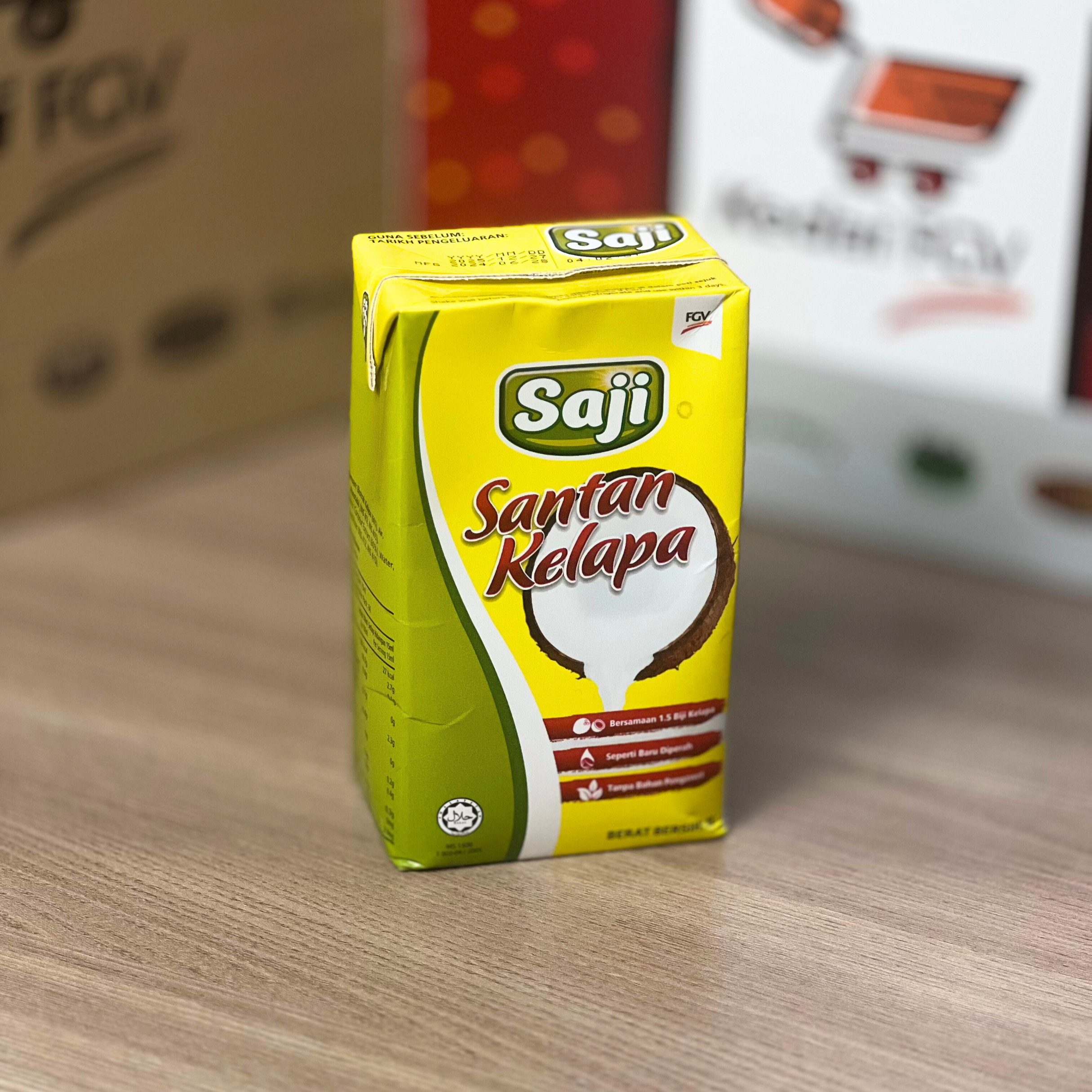 SAJI Santan Kelapa / Krim Kelapa (200ml & 1L)