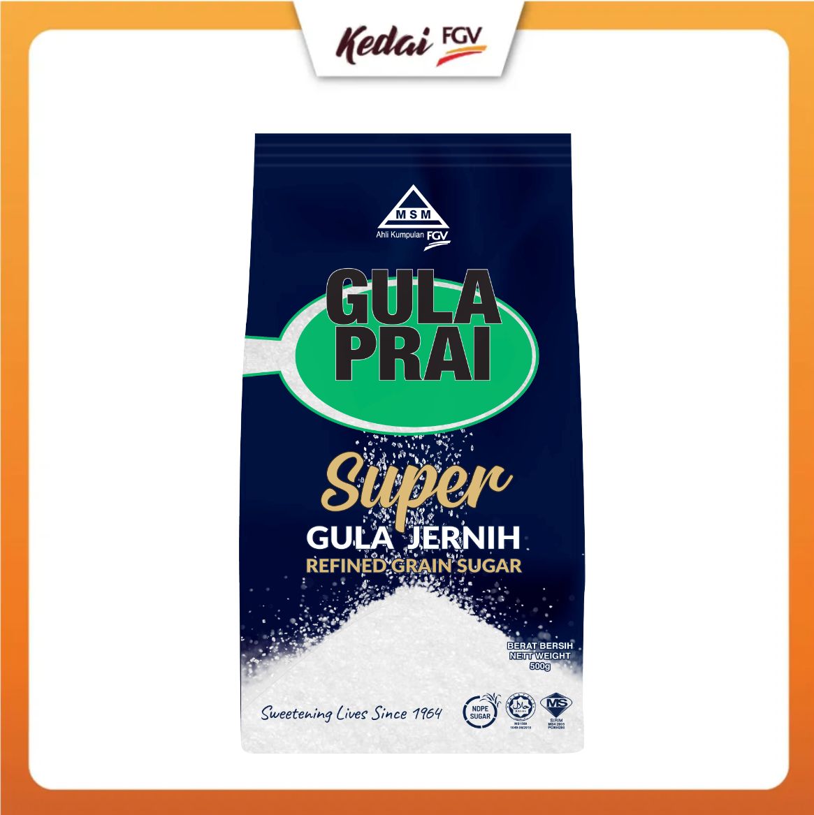 GULA PRAI Gula Putih Premium (500g)