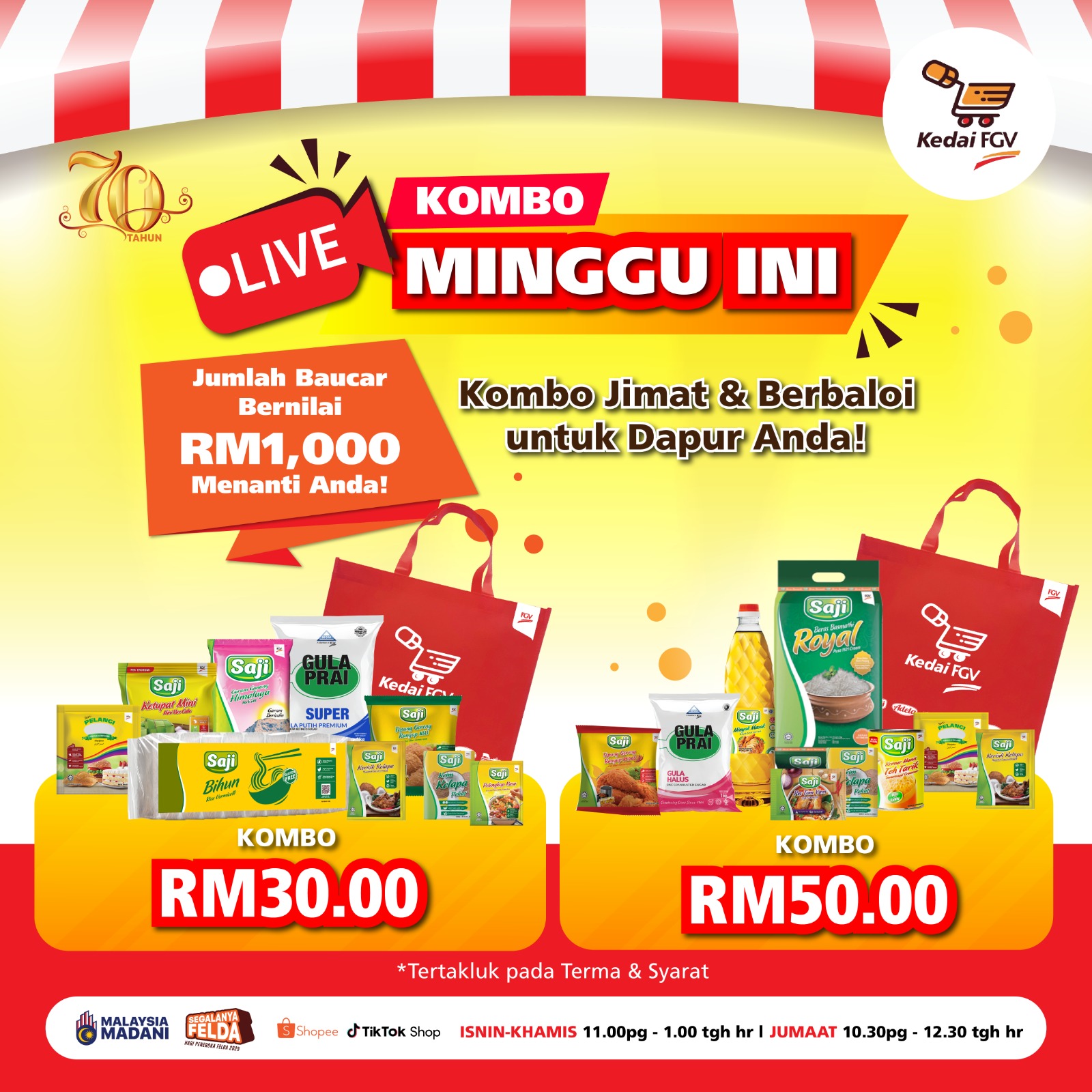 KOMBO MINGGU INI KEDAI FGV ( 14JUL-31JUL)