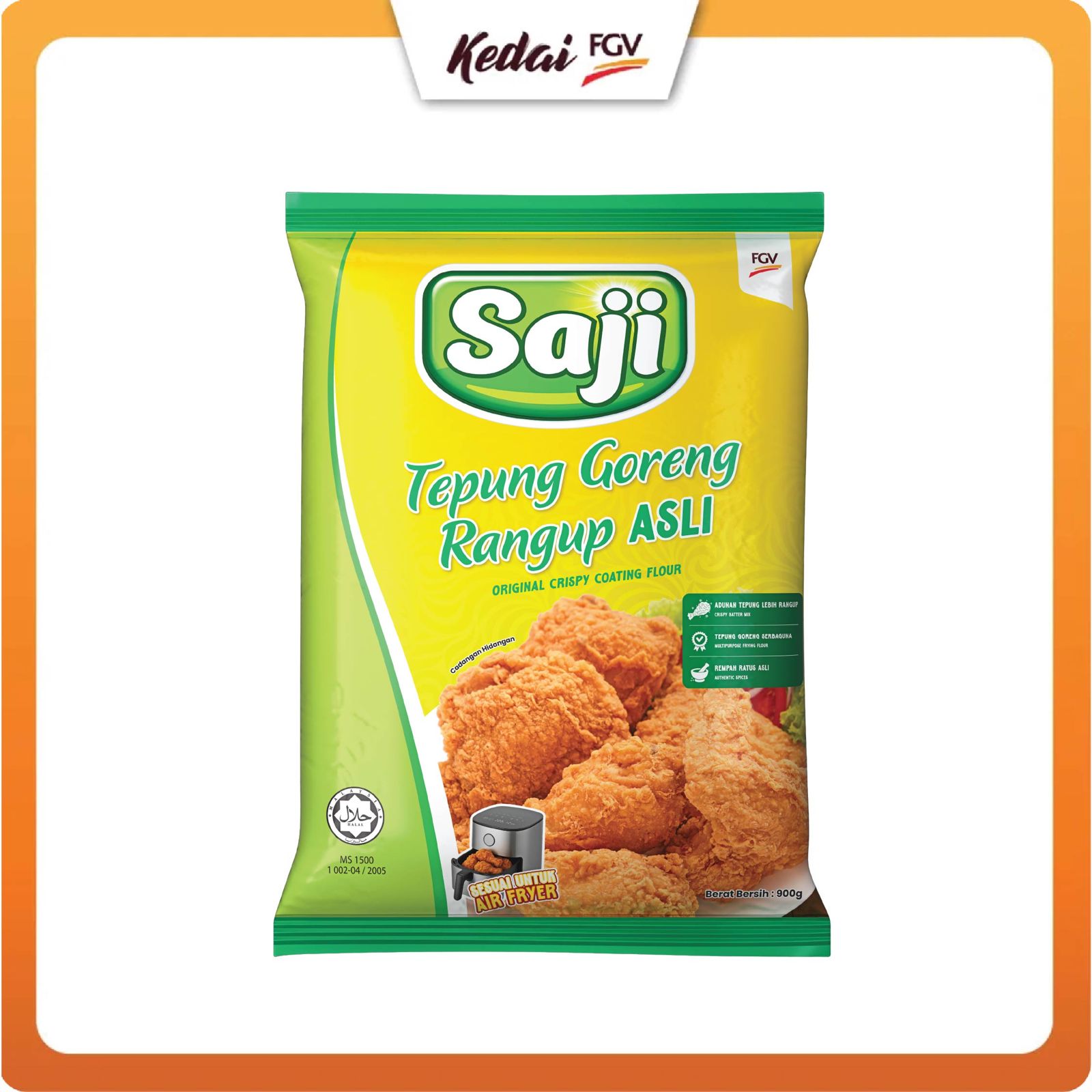 TEPUNG GORENG RANGUP (PEDAS/ ASLI)( 150G / 900G)