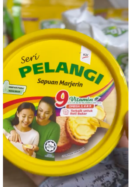 Seri Pelangi Spreadable Margarine Tub 240g