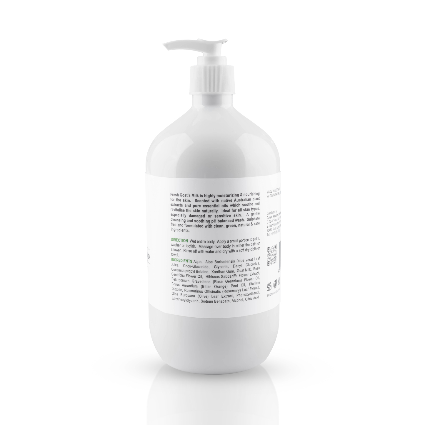 One Tree Fresh Goat's Milk Body Wash 1000ml