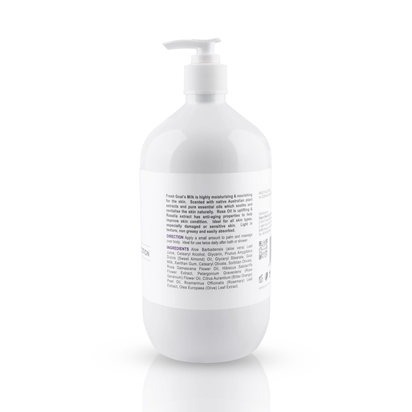 One Tree Fresh Goat's Milk Body Lotion 1000ml