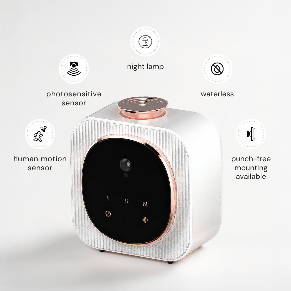 Omessence Smart AI Night Lamp Aroma Diffuser (White)