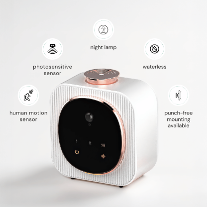 Omessence Smart AI Night Lamp Aroma Diffuser (White)