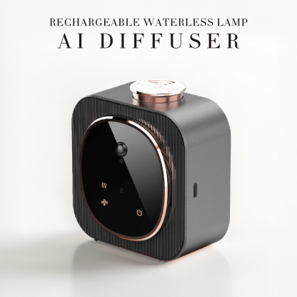 Omessence Smart AI Night Lamp Aroma Diffuser (Black)