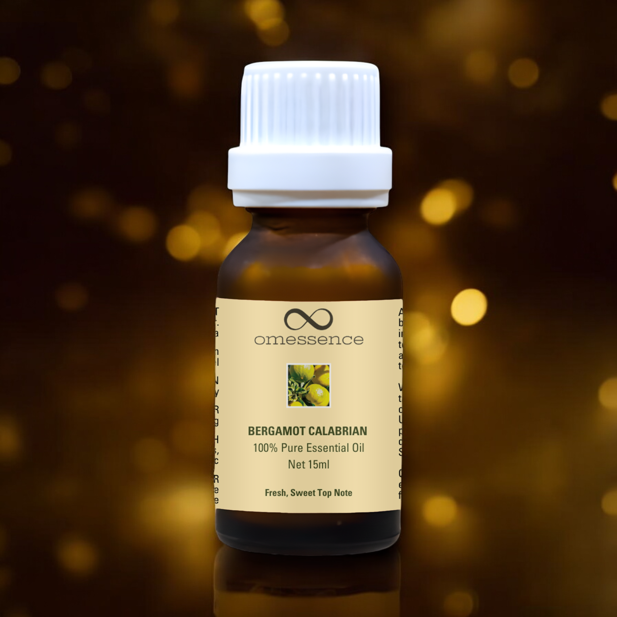 Omessence Bergamot Calabrian Pure Essential Oil 15ml