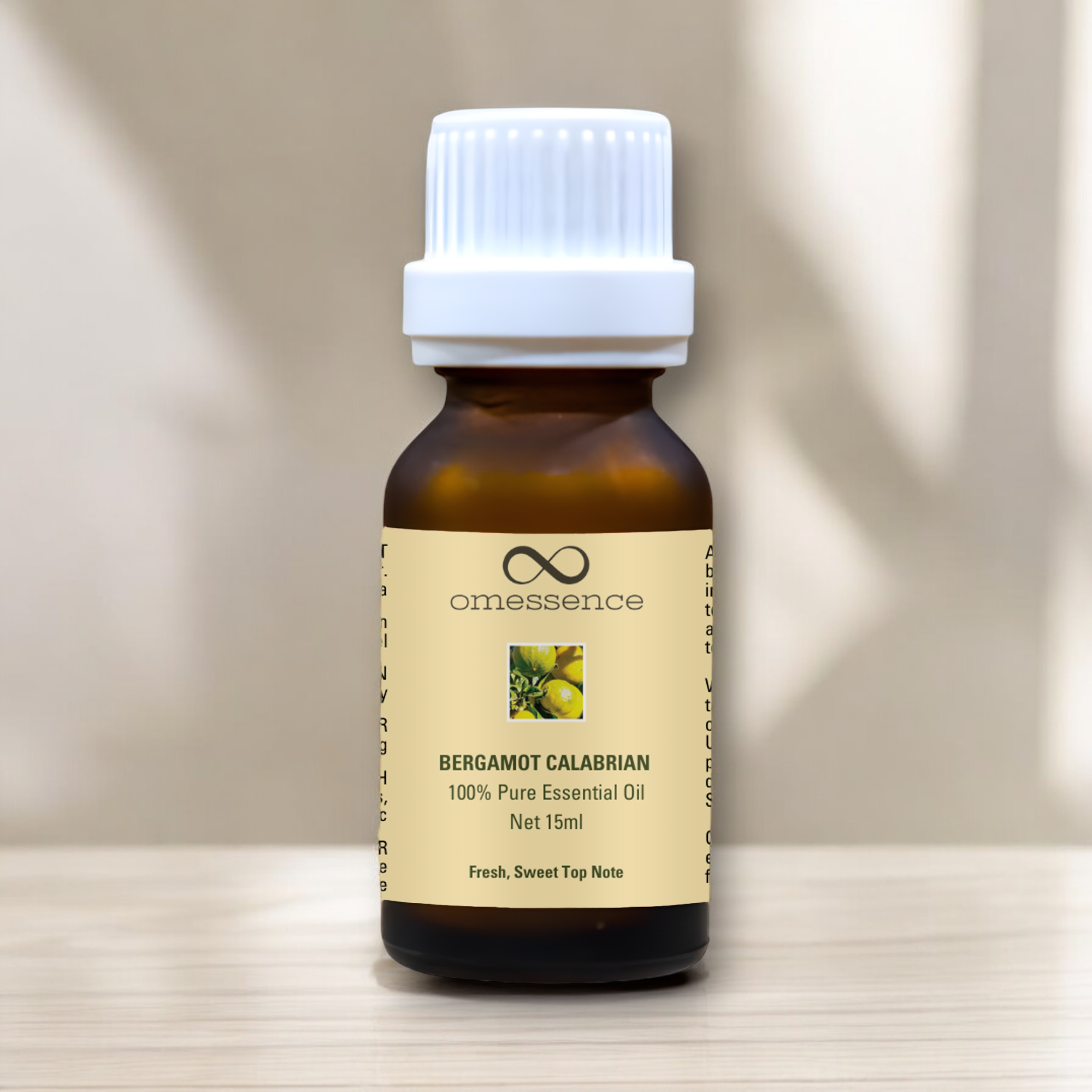 Omessence Bergamot Calabrian Pure Essential Oil 15ml
