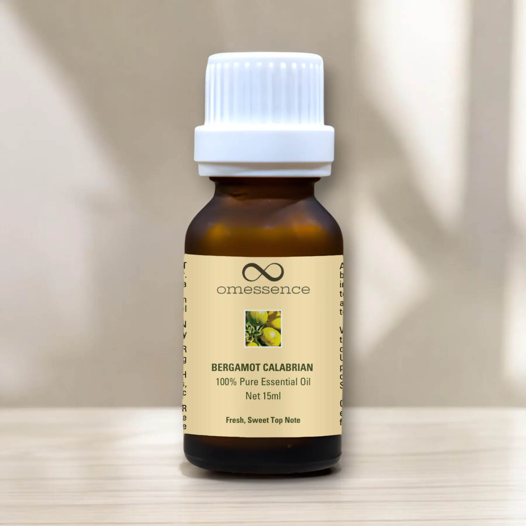 Omessence Bergamot Calabrian Pure Essential Oil 15ml