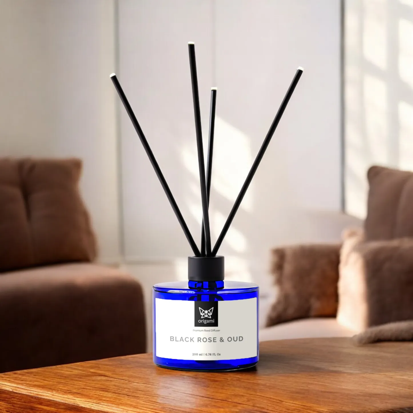 Origami Black Rose & Oud Reed Diffuser 200ml