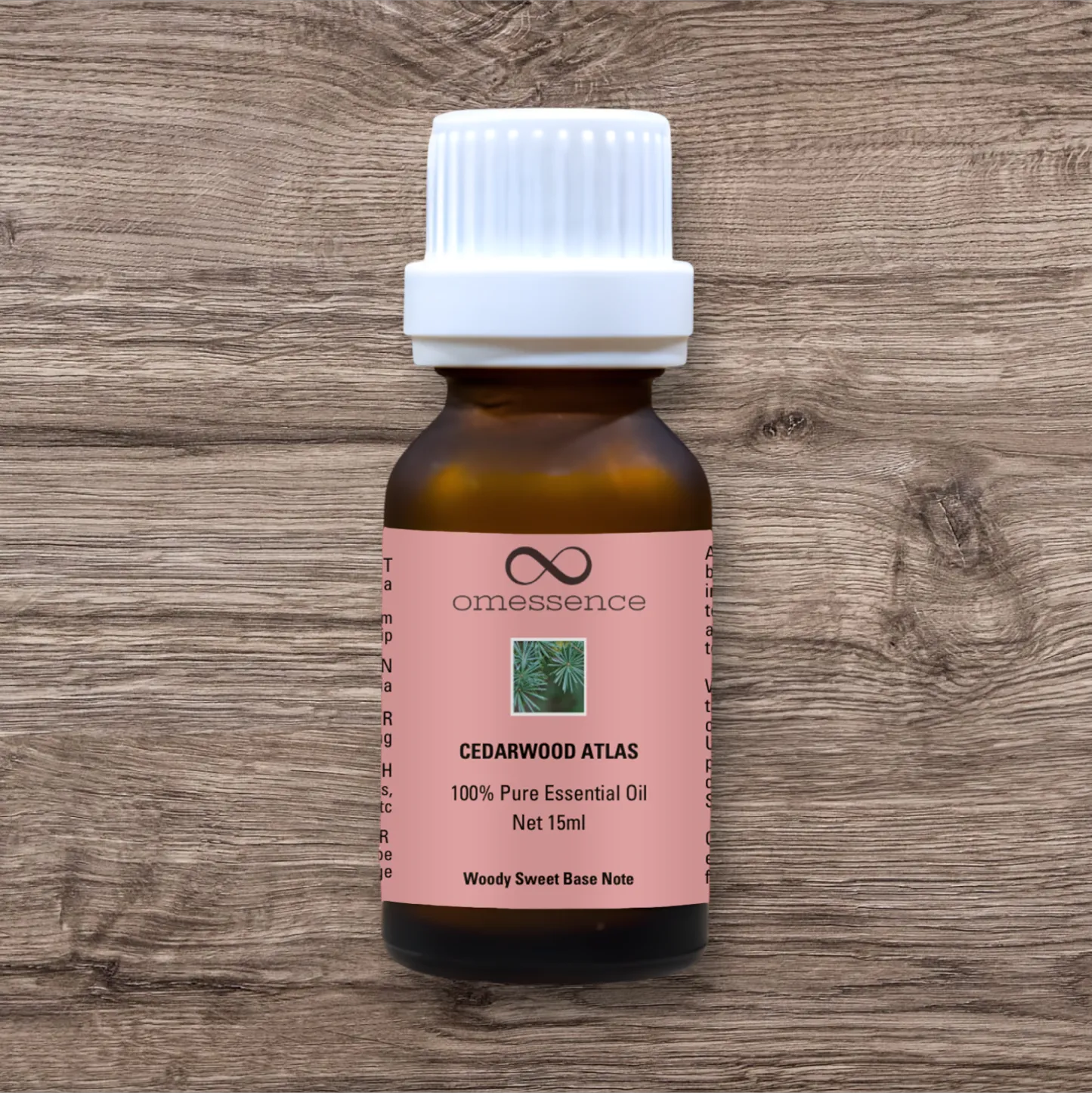Omessence Cedarwood Oil Atlas Pure Essential Oil 15ml