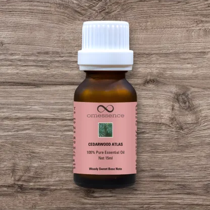Omessence Cedarwood Oil Atlas Pure Essential Oil 15ml