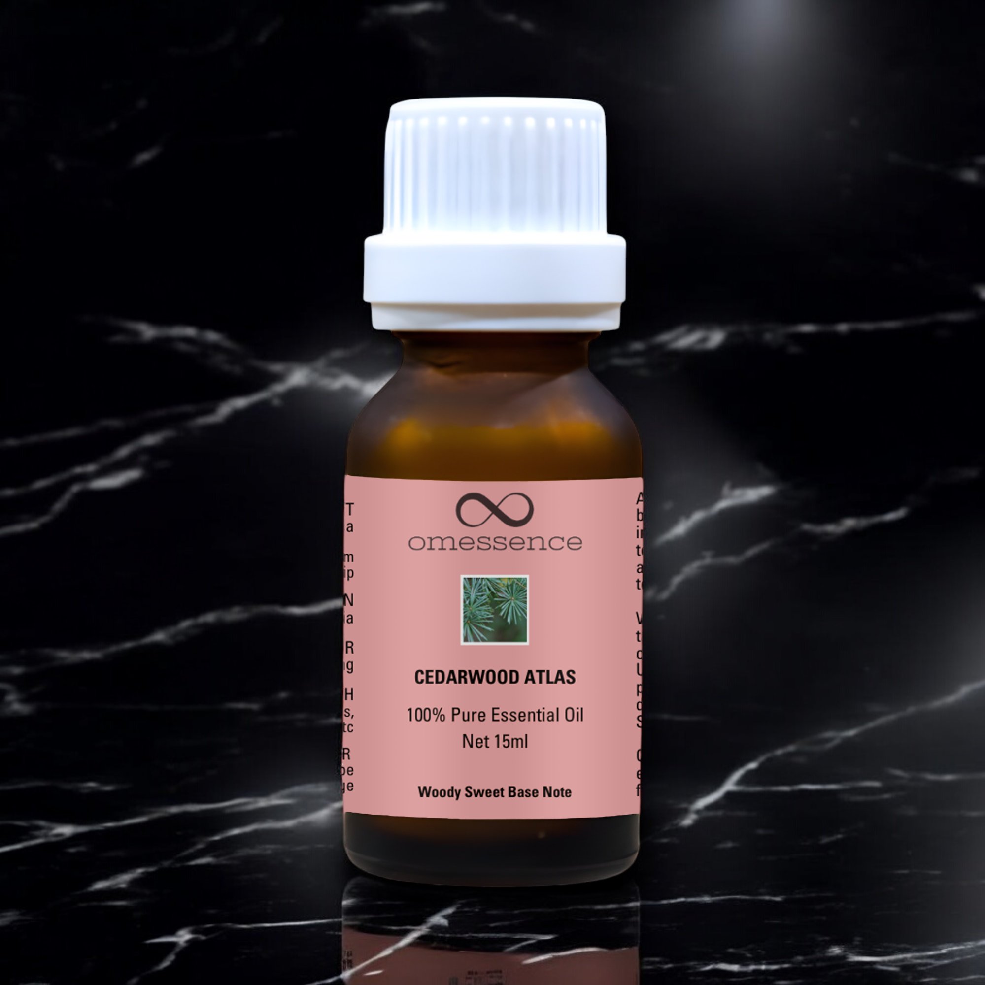 Omessence Cedarwood Oil Atlas Pure Essential Oil 15ml