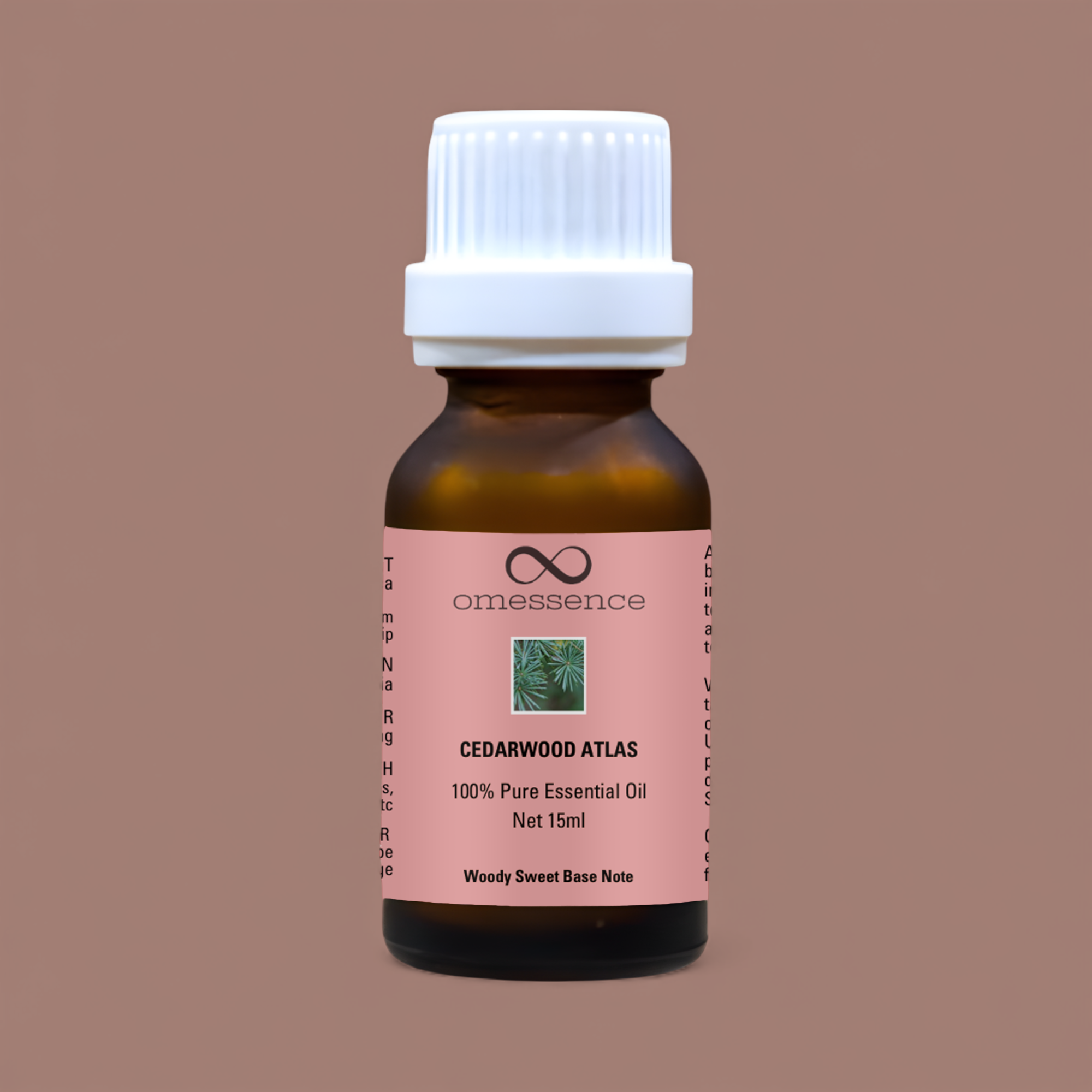 Omessence Cedarwood Oil Atlas Pure Essential Oil 15ml