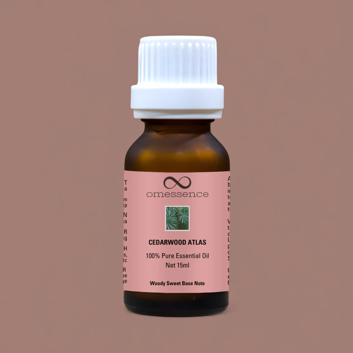 Omessence Cedarwood Oil Atlas Pure Essential Oil 15ml