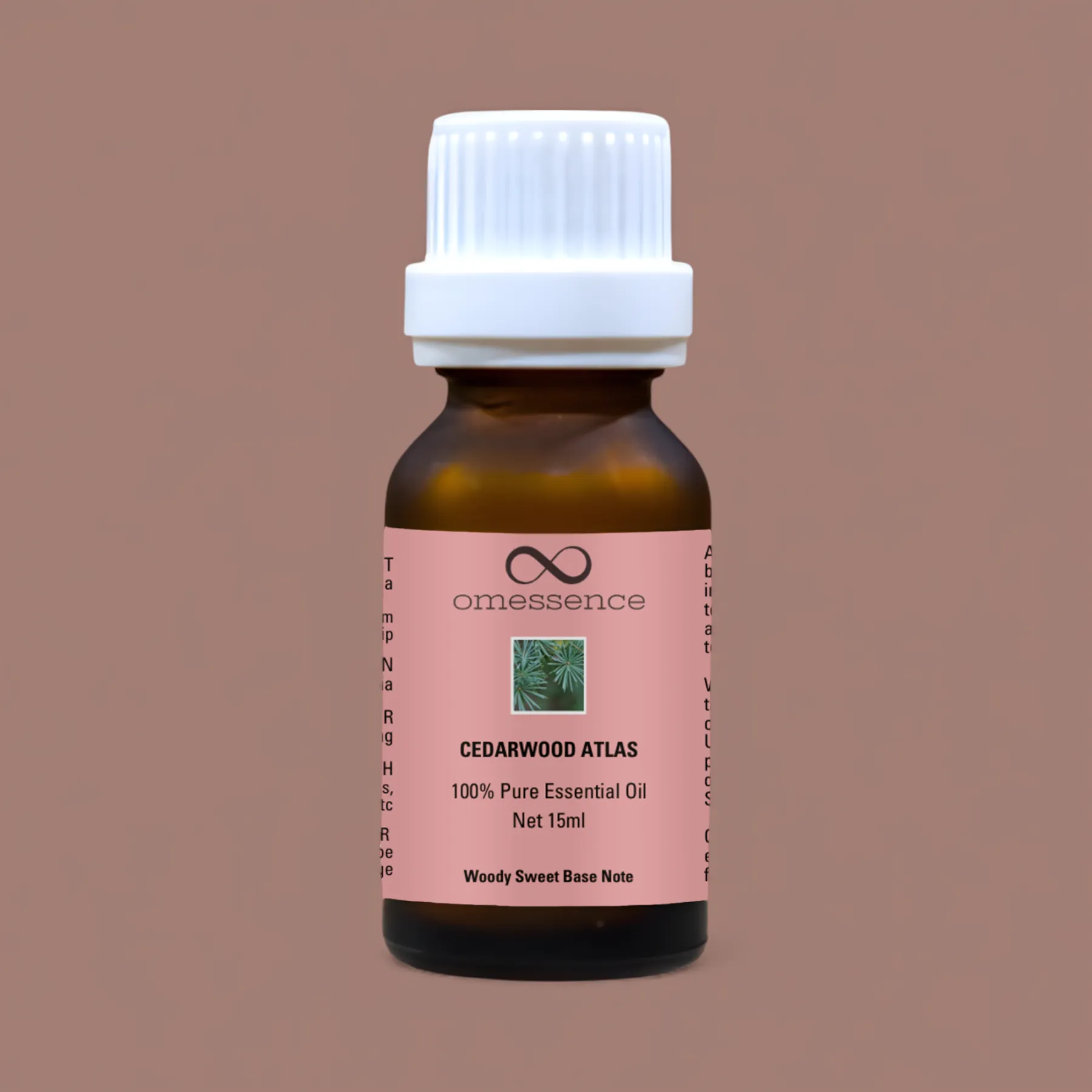 Omessence Cedarwood Oil Atlas Pure Essential Oil 15ml
