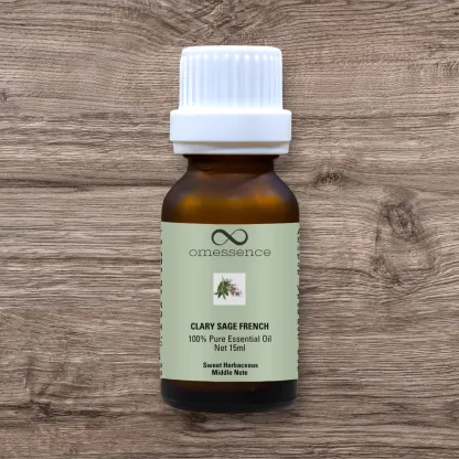 Omessence Clary Sage French Pure Essential Oil 15ml
