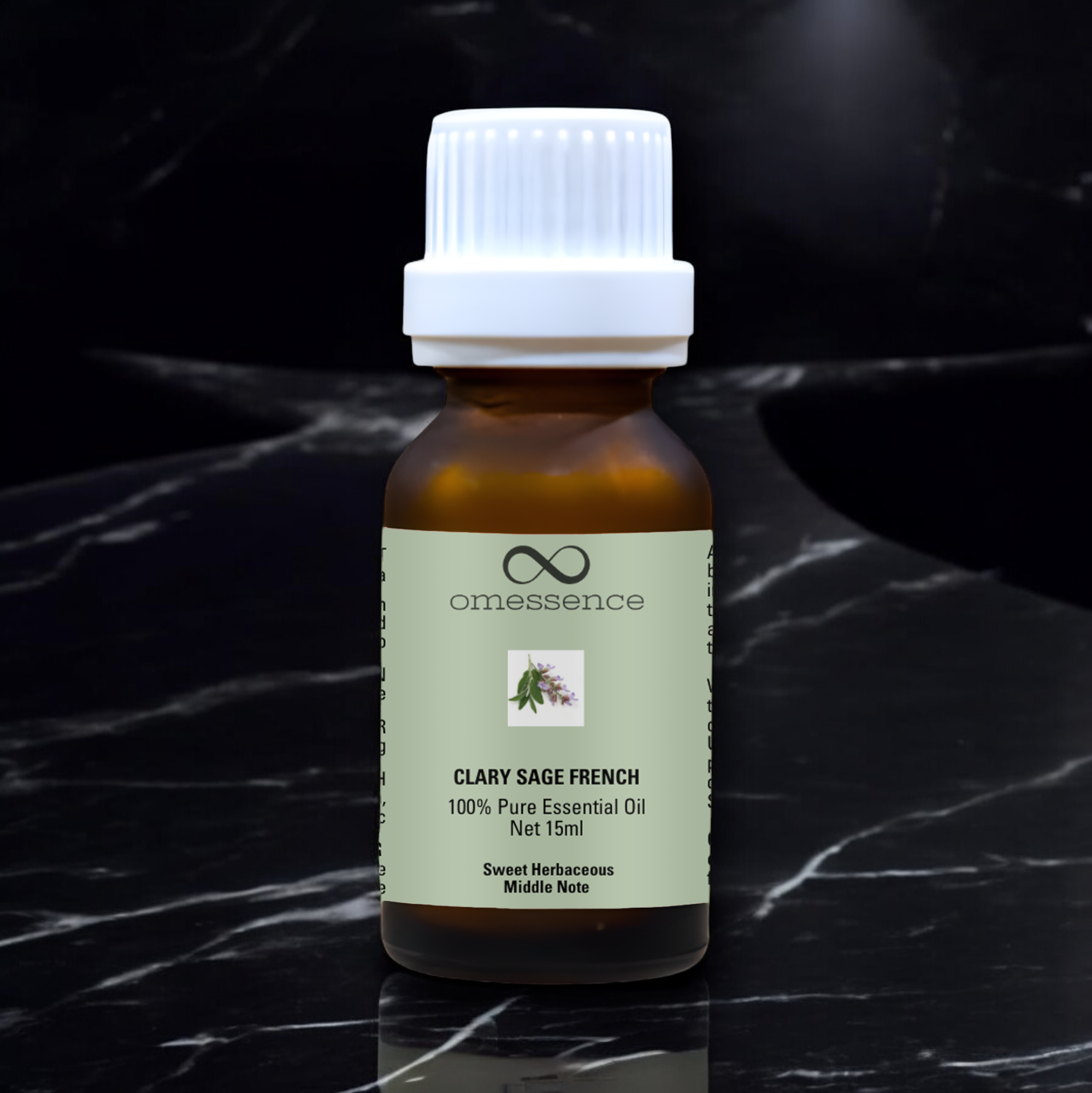 Omessence Clary Sage French Pure Essential Oil 15ml