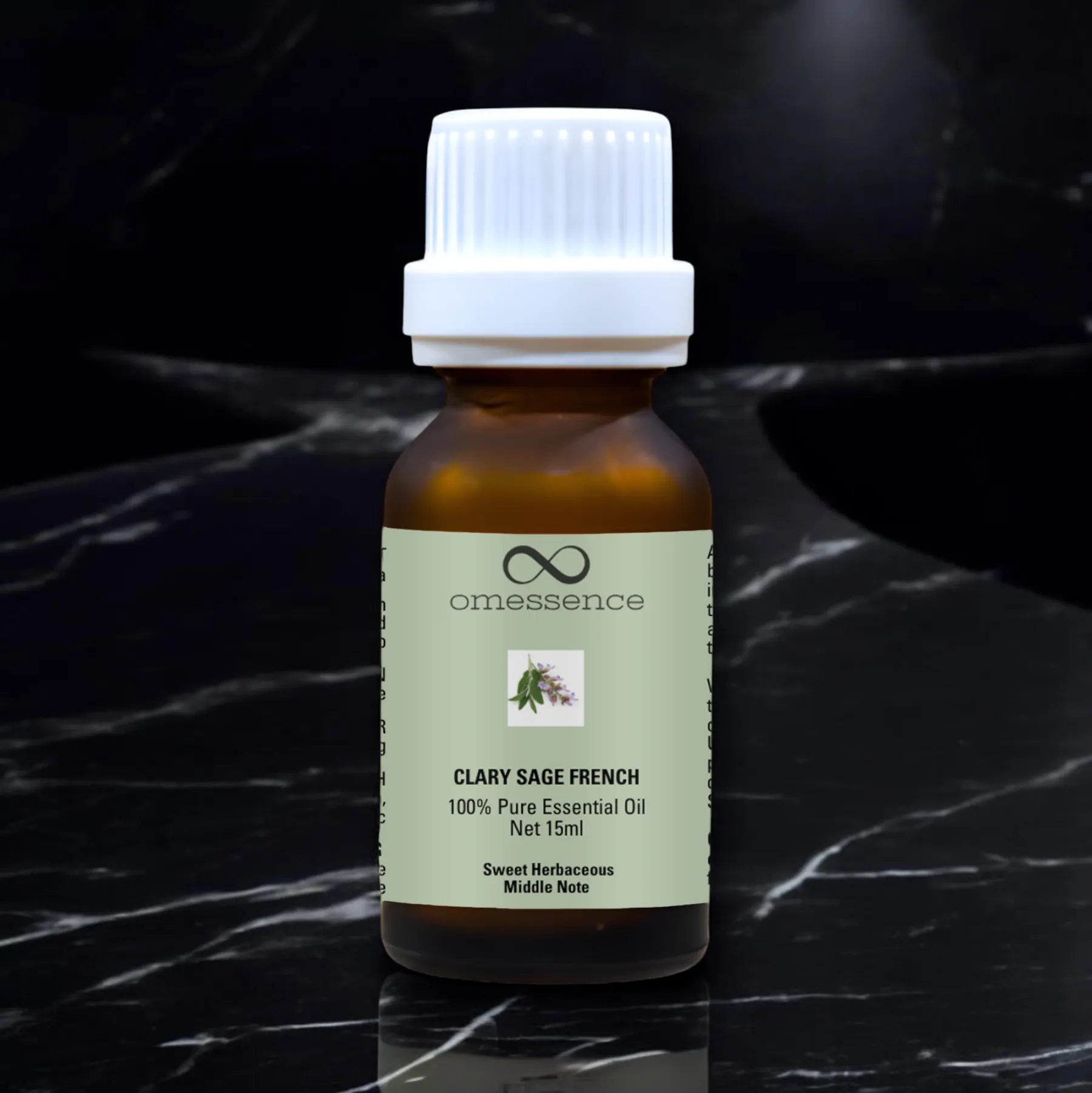 Omessence Clary Sage French Pure Essential Oil 15ml