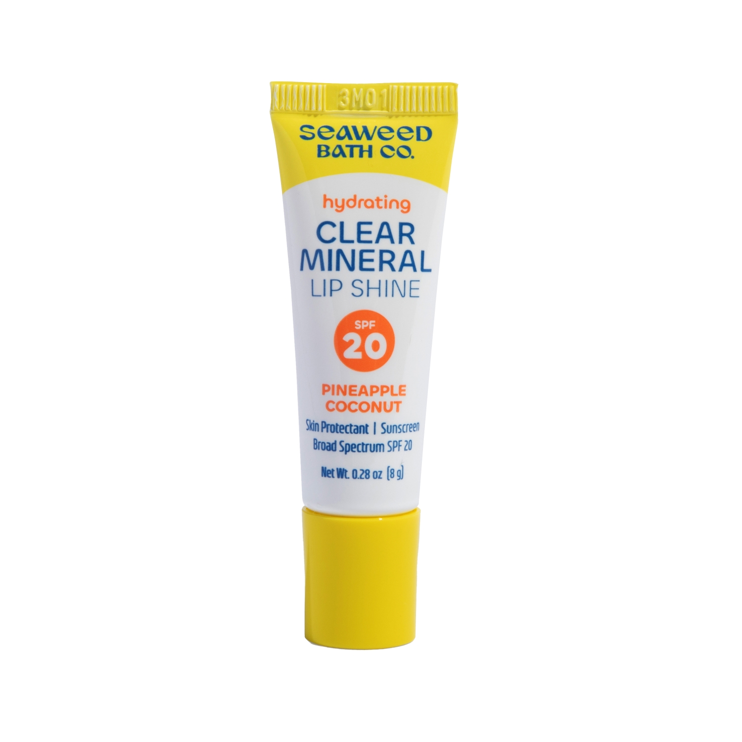 Seaweed Bath Clear Mineral Lip Shine SPF 20 - Pineapple Coconut 8g