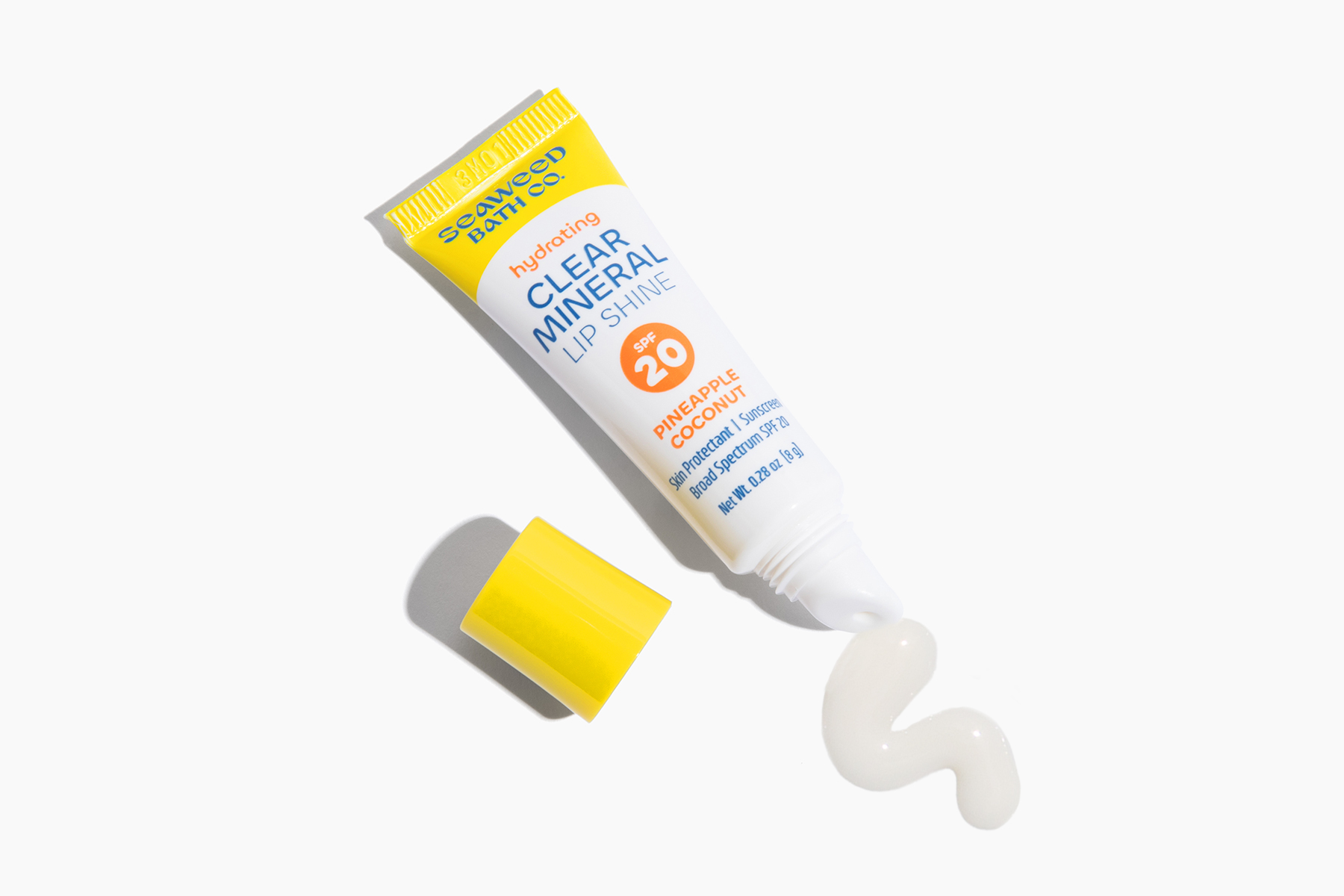 Seaweed Bath Clear Mineral Lip Shine SPF 20 - Pineapple Coconut 8g
