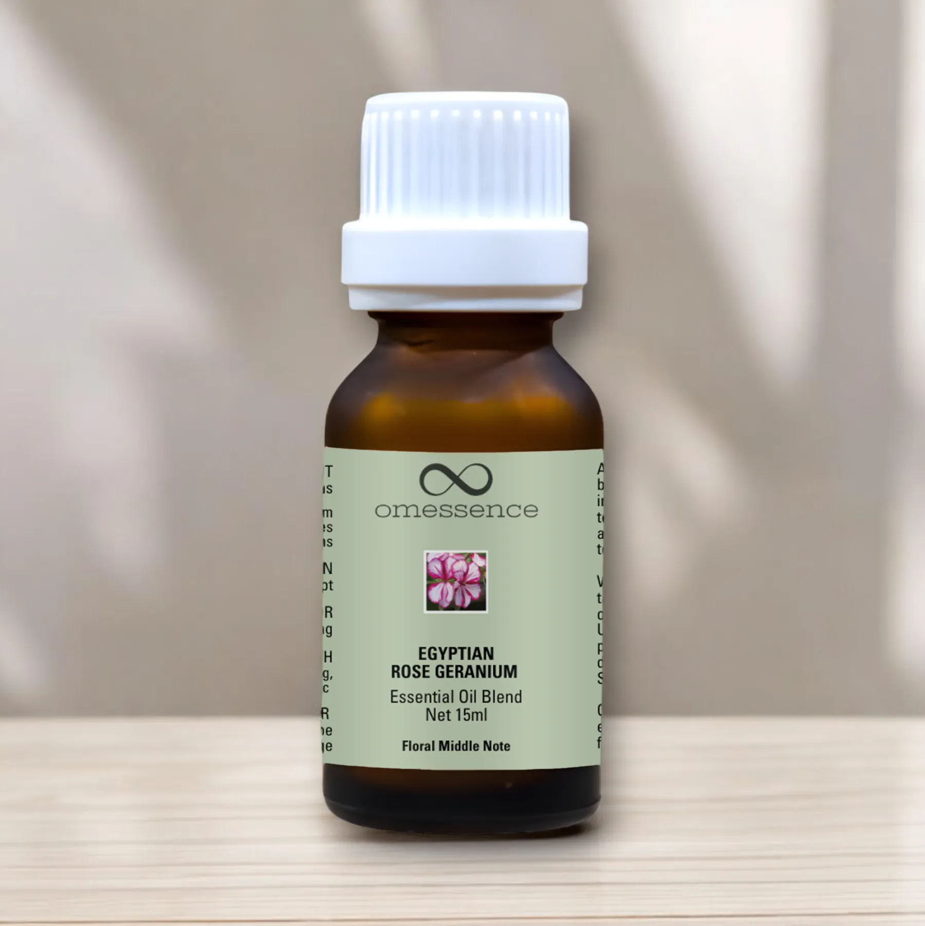 Omessence Rose Geranium Egyption Pure Essential Oil 15ml