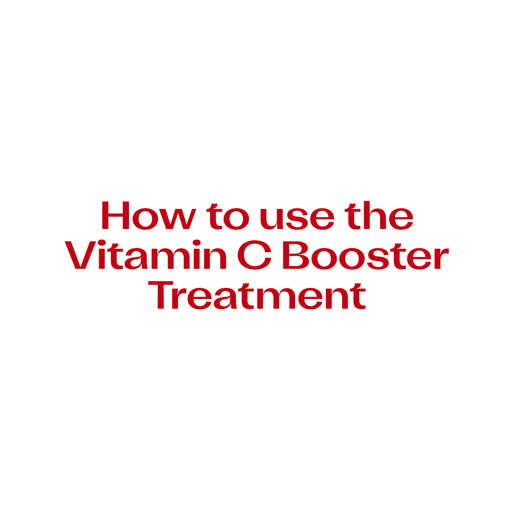 Trilogy Vitamin C Booster Treatment 15ml