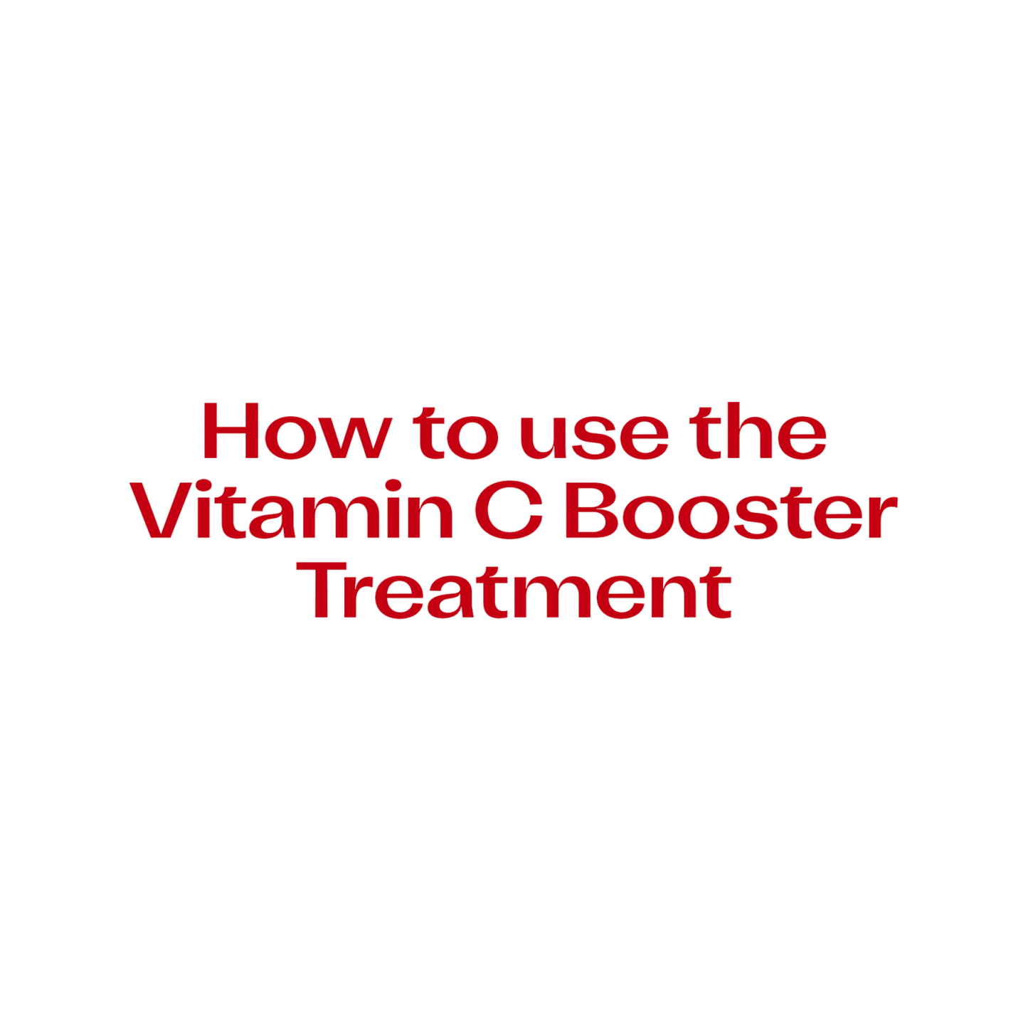 Trilogy Vitamin C Booster Treatment 15ml
