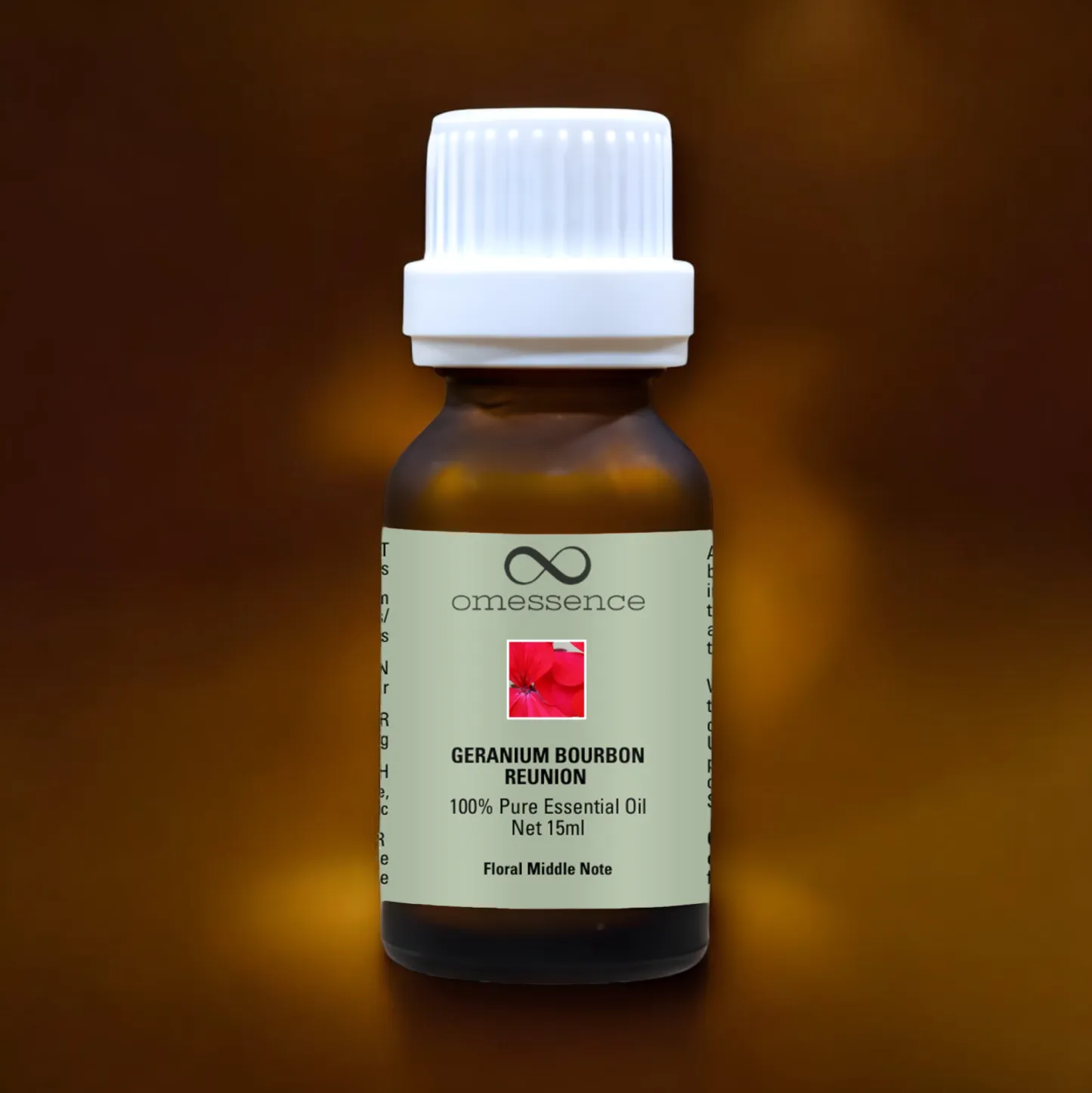 Omessence Geranium Bourbon Reunion Pure Essential Oil 15ml