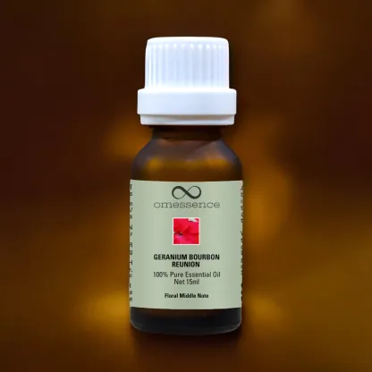 Omessence Geranium Bourbon Reunion Pure Essential Oil 15ml