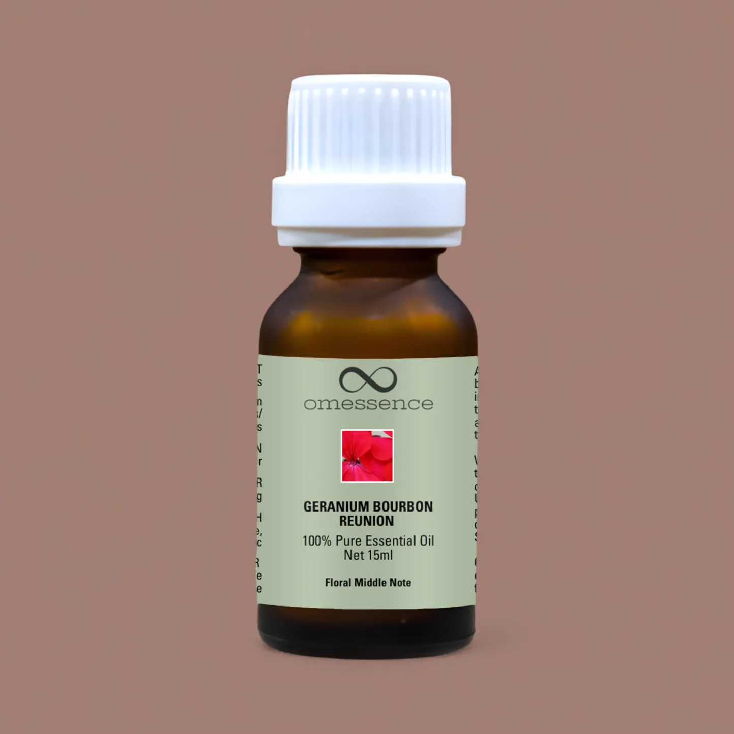 Omessence Geranium Bourbon Reunion Pure Essential Oil 15ml