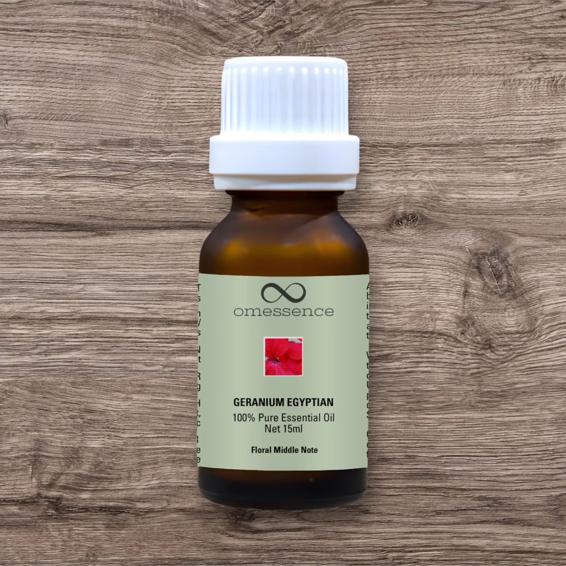 Omessence Geranium Egyptian Pure Essential Oil 15ml