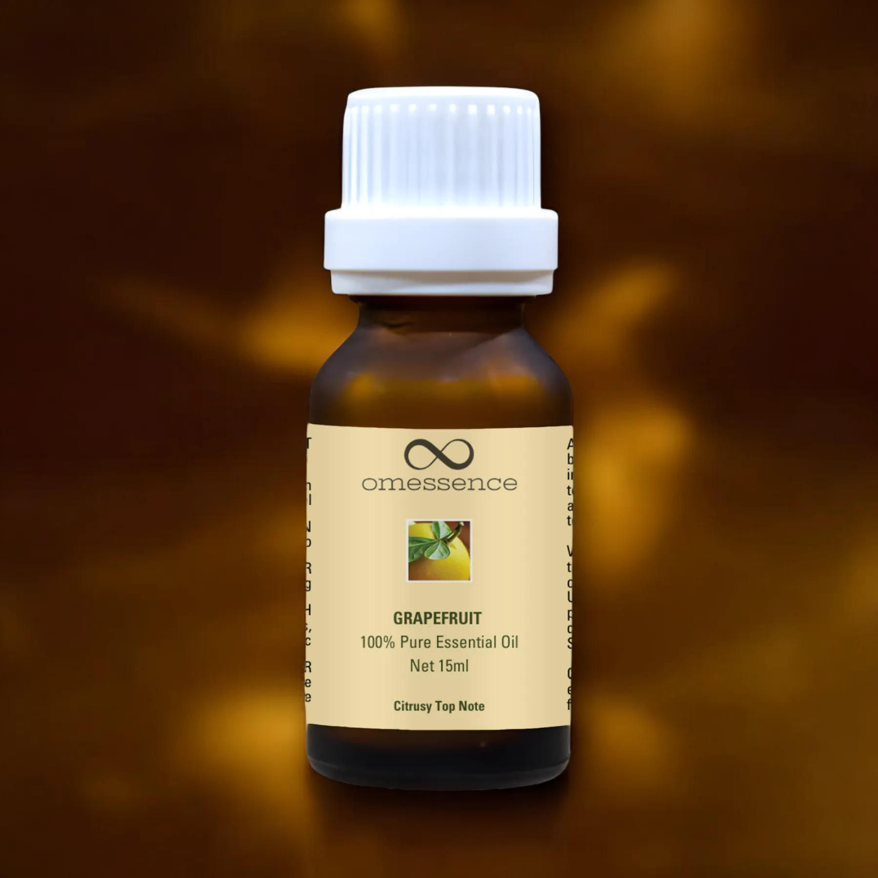 Omessence Grapefruit Cold Pressed Pure Essential Oil 15ml