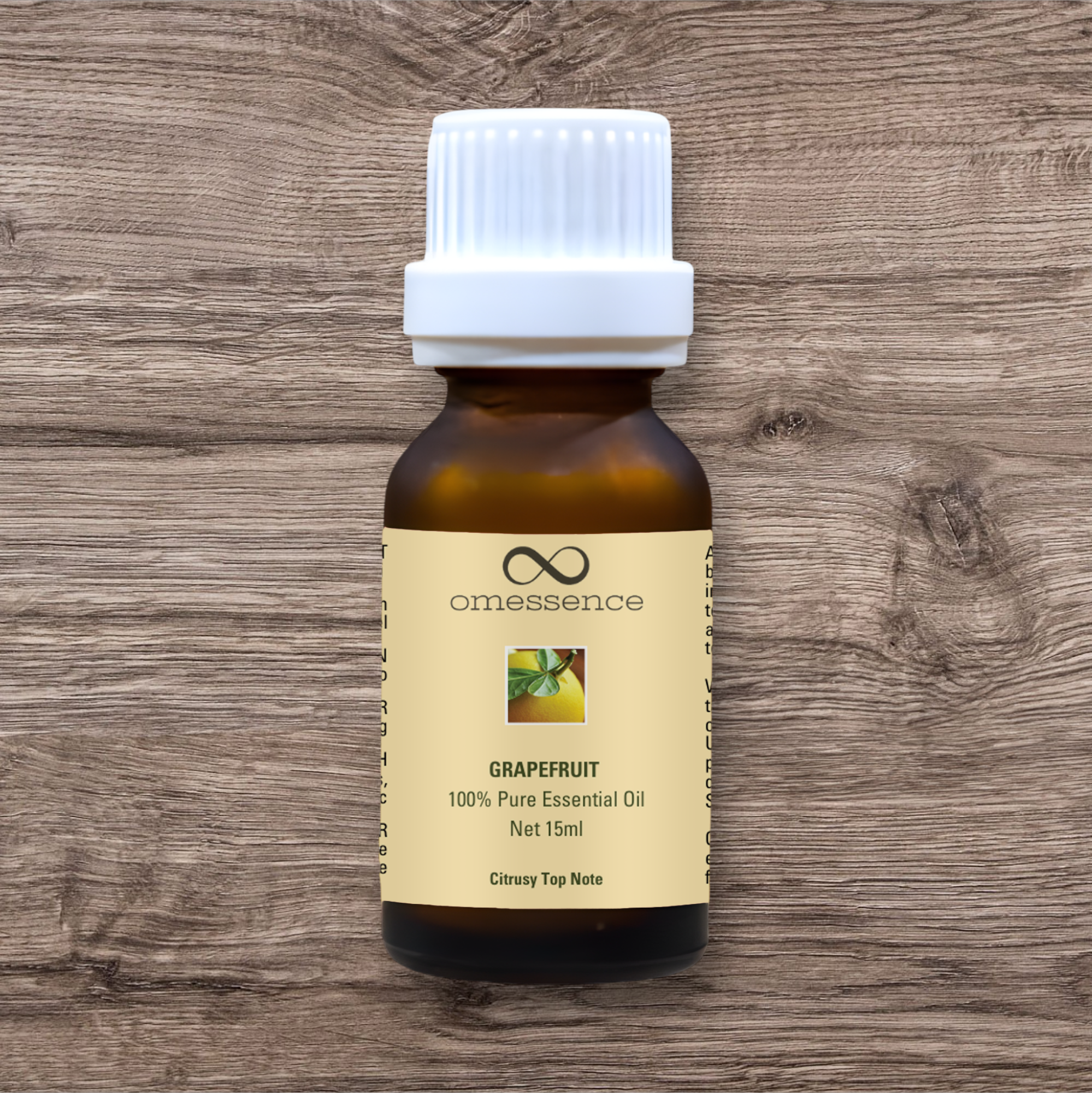 Omessence Grapefruit Cold Pressed Pure Essential Oil 15ml