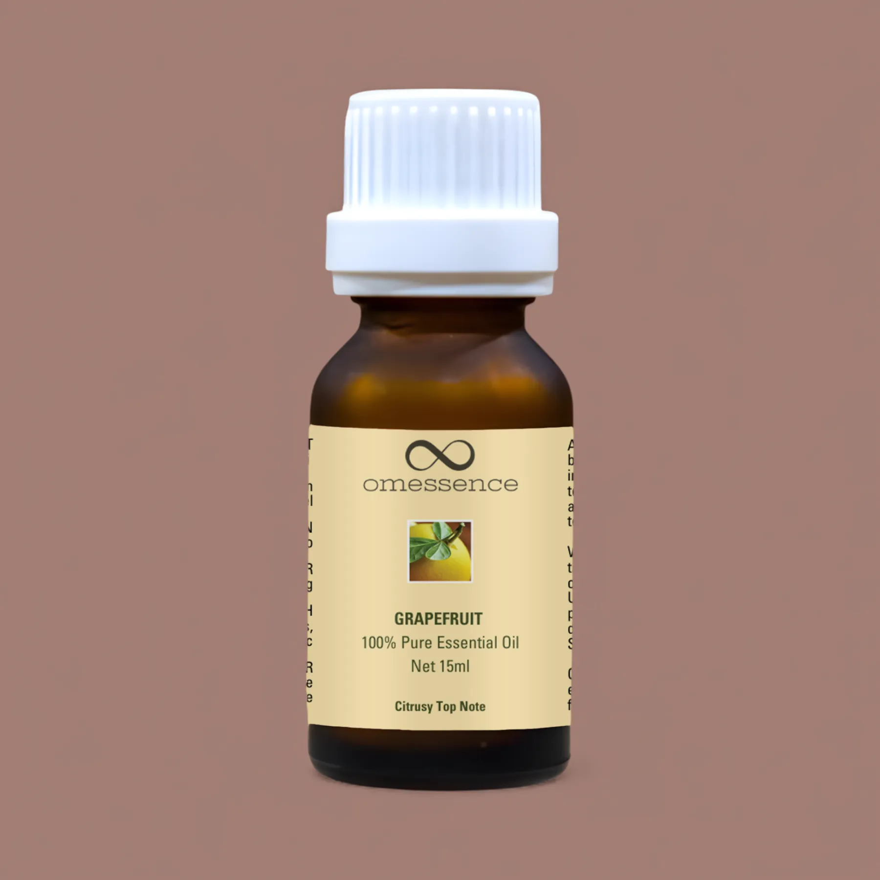 Omessence Grapefruit Cold Pressed Pure Essential Oil 15ml