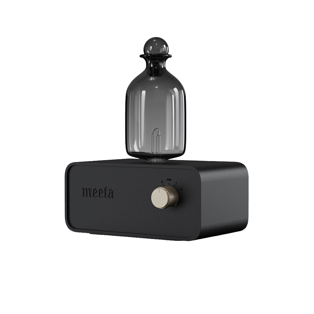 Omessence Aromatic Wood Bulb Diffuser 30ml (Black)