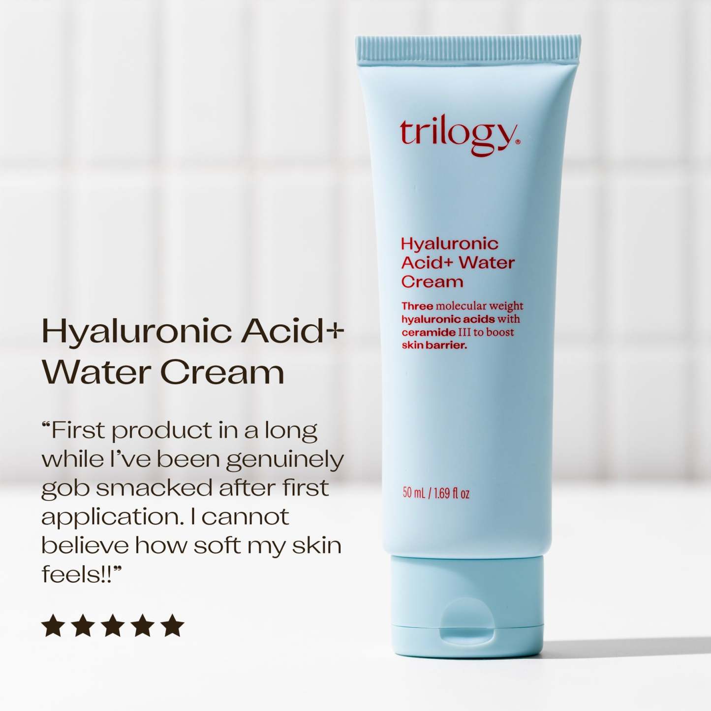Trilogy Hyaluronic Acid+ Water Cream 50ml