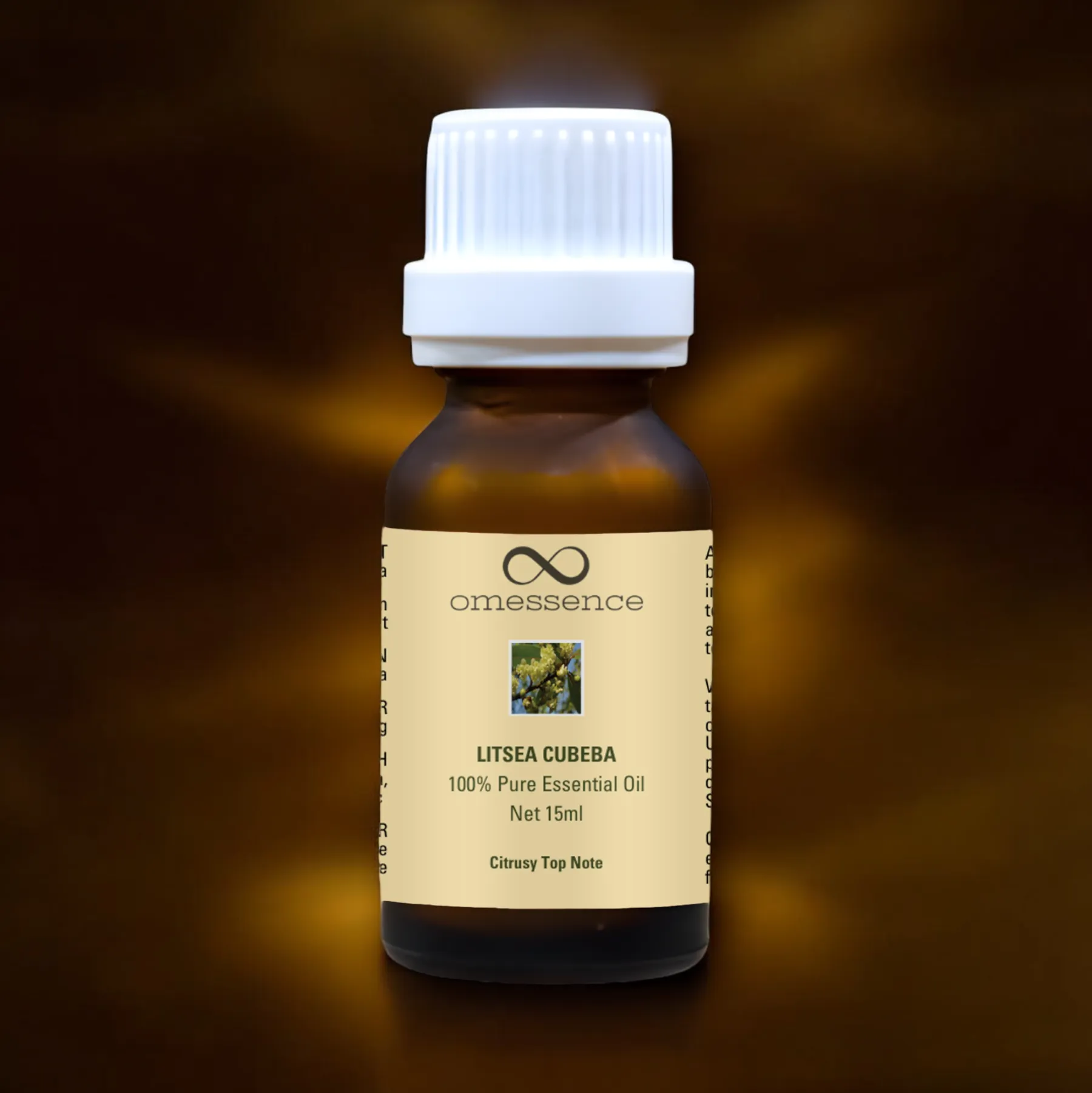 Omessence Litsea Cubeba Pure Essential Oil 15ml