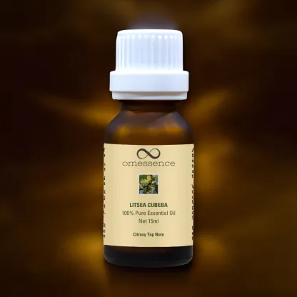 Omessence Litsea Cubeba Pure Essential Oil 15ml